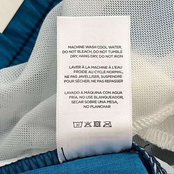 NEW Mr.Swim Men's XXL 4-Way Stretch Volley Swim Trunk Blue - Picture 7 of 8